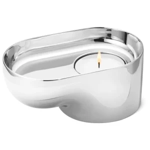 Georg Jensen Kerzen Und Kerzenhalter-Nendo Teelichthalter, Edelstahl