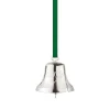Georg Jensen Weihnachtsdekoration^Ornament 2023, Sammlerstück, Glocke, palladiertes Messing