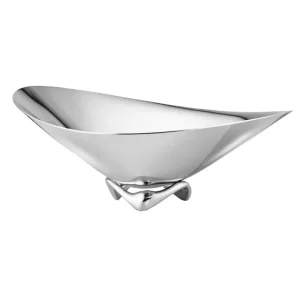 Georg Jensen Dekorationsgegenstände^Schale HK Wave, klein