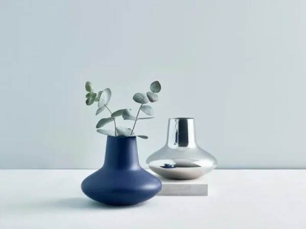 Raawii Vasen-Georg Jensen Vase HK, Stahl, medium