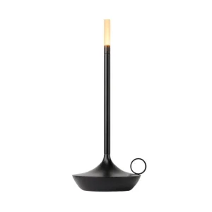 DCWu00e9ditions Tischlampen | Tragbare Lampen-Graypants Wick aufladbare Tischleuchte, Schwarz