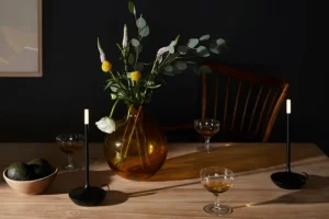 DCWu00e9ditions Tischlampen | Tragbare Lampen-Graypants Wick aufladbare Tischleuchte, Schwarz