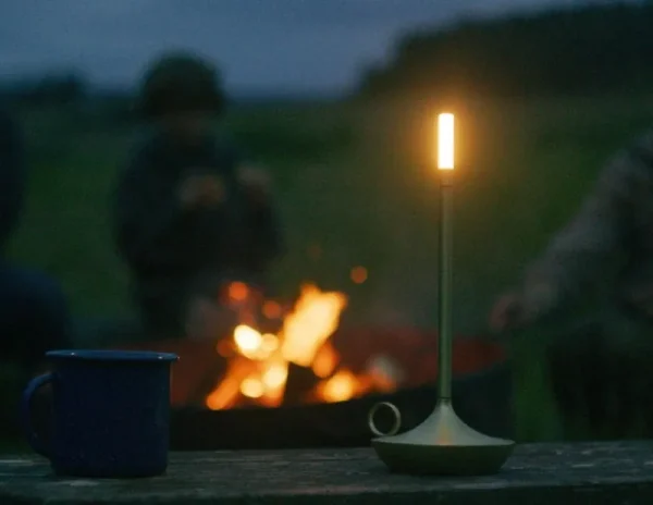 Graypants Tischlampen | Tragbare Lampen-Wick aufladbare Tischleuchte, Messing