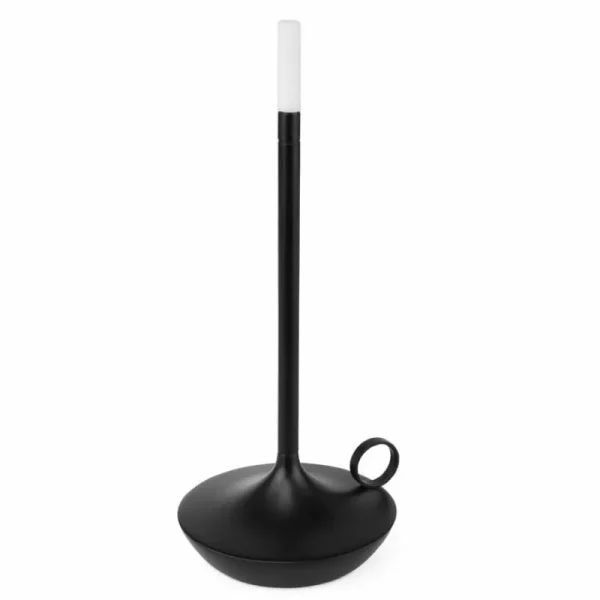 DCWu00e9ditions Tischlampen | Tragbare Lampen-Graypants Wick aufladbare Tischleuchte, Schwarz