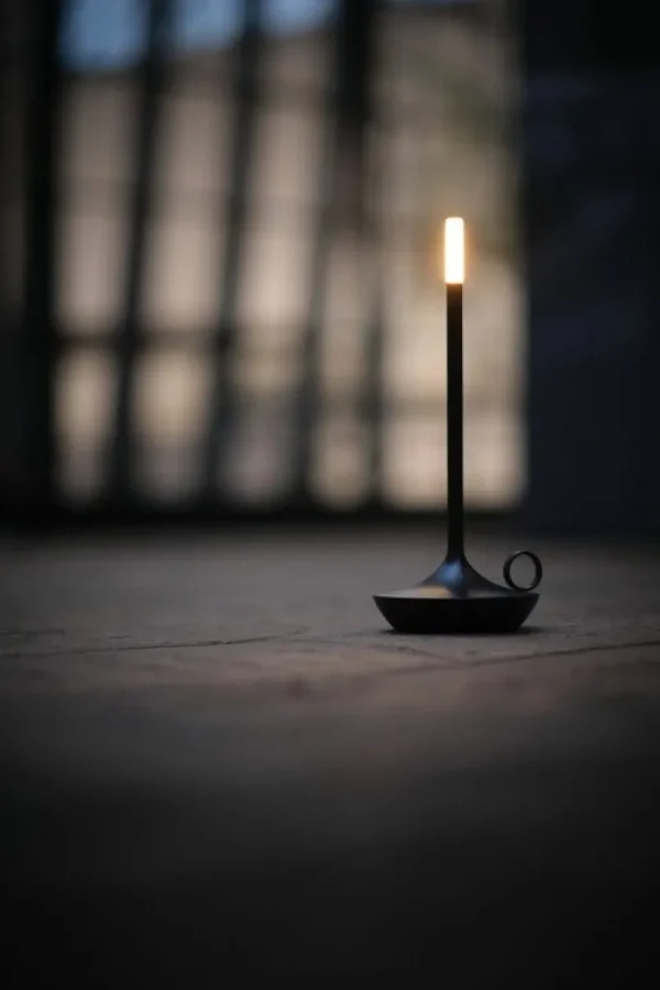 DCWu00e9ditions Tischlampen | Tragbare Lampen-Graypants Wick aufladbare Tischleuchte, Schwarz