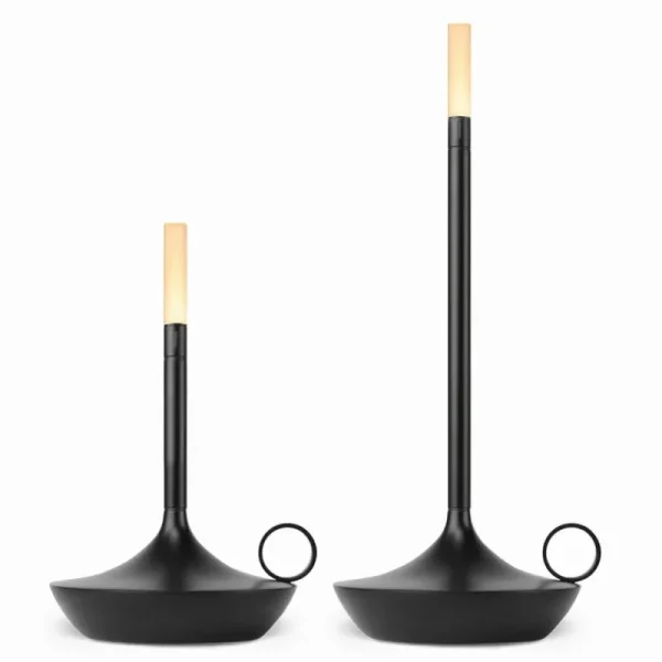Michael Anastassiades Tischlampen | Tragbare Lampen-Graypants Wick S tragbare Tischleuchte, schwarz