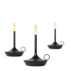 Michael Anastassiades Tischlampen | Tragbare Lampen-Graypants Wick S tragbare Tischleuchte, schwarz