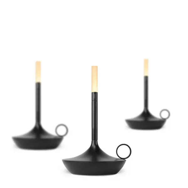 Michael Anastassiades Tischlampen | Tragbare Lampen-Graypants Wick S tragbare Tischleuchte, schwarz