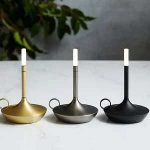 Michael Anastassiades Tischlampen | Tragbare Lampen-Graypants Wick S tragbare Tischleuchte, schwarz