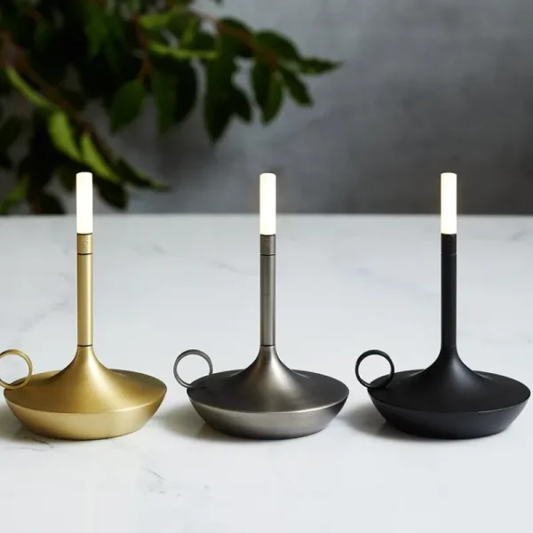Michael Anastassiades Tischlampen | Tragbare Lampen-Graypants Wick S tragbare Tischleuchte, schwarz