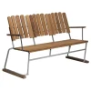 Grythyttan Stu00e5lmu00f6bler Terrassenmöbel^Grythyttan Stålmöbler Sofa 6, feuerverzinkter Stahl - Teakholz