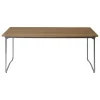 Grythyttan Stu00e5lmu00f6bler Terrassenmöbel^Grythyttan Stålmöbler Tisch B31, 170 x 92 cm, feuerverzinkter Stahl - Eiche geölt