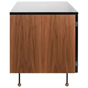 GUBI Schreibtische Und Raumtrenner | Tische^62 Desk, Walnuss – schwarz