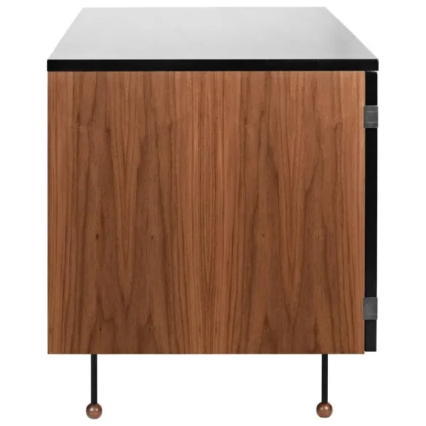 GUBI Schreibtische Und Raumtrenner | Tische^62 Desk, Walnuss – schwarz