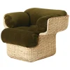 GUBI Sitzgelegenheiten-Basket Loungesessel, Rattan - Mumble 40