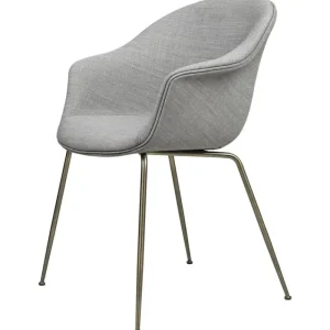 Normann Copenhagen Sitzgelegenheiten-GUBI Bat Sessel, Remix 123 - Gestell aus antikem Messing