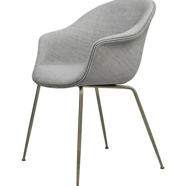 Normann Copenhagen Sitzgelegenheiten-GUBI Bat Sessel, Remix 123 - Gestell aus antikem Messing