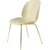 Normann Copenhagen Sitzgelegenheiten-GUBI Beetle Stuhl, Messing halbmatt – Pastellgrün