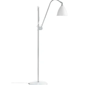 Louis Poulsen Stehleuchten-GUBI Bestlite BL3 Stehleuchte, S, Chrom - mattweiß