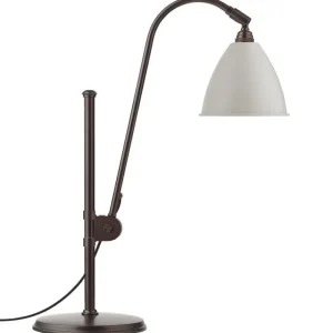 Normann Copenhagen Tischlampen-GUBI Bestlite BL1 Tischleuchte, schwarzes Messing - klassisch weiß