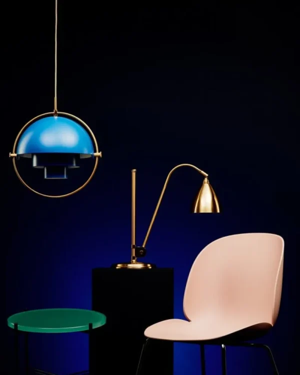 Louis Poulsen Tischlampen-GUBI Bestlite BL1 Tischleuchte, Messing