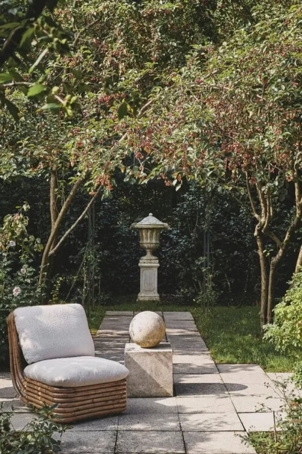 GUBI Terrassenmöbel | Sitzgelegenheiten^Bohemian 72 Loungesessel, Rattan – Diagonal Boucle 007