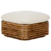 GUBI Terrassenmöbel | Sitzgelegenheiten^Bohemian 72 Polsterhocker, Rattan – Chevron FR 002