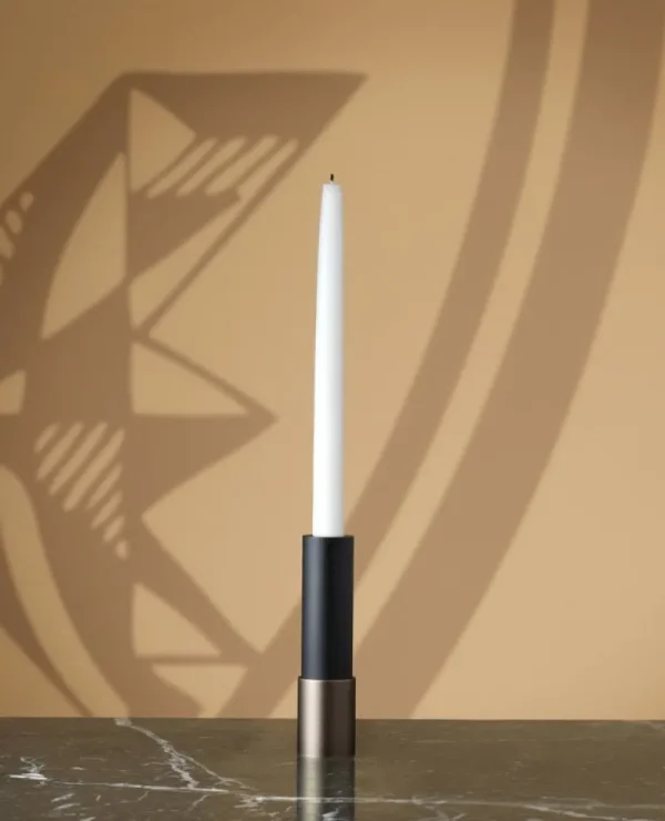 applicata Kerzen Und Kerzenhalter-GUBI Candlestick Kerzenhalter, 17 cm, Antikmessing