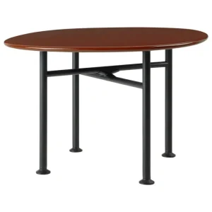 GUBI Terrassenmöbel | Tische^Carmel Couchtisch, 60 x 60 cm, Schwarz - Felsenrot
