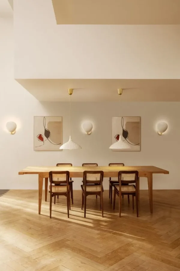 Artek Sitzgelegenheiten-GUBI C-Chair, Korbgeflecht - Walnuss geölt