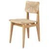 GUBI Terrassenmöbel | Sitzgelegenheiten^C-Chair Outdoor, Korbgeflecht, Teakholz