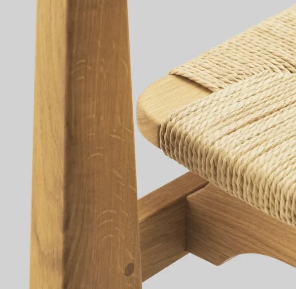 GUBI Terrassenmöbel | Sitzgelegenheiten^C-Chair Outdoor, Korbgeflecht, Teakholz