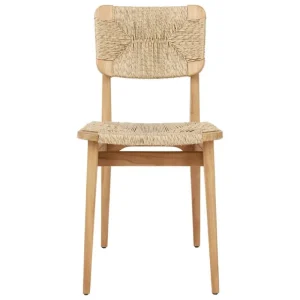 GUBI Terrassenmöbel | Sitzgelegenheiten^C-Chair Outdoor, Korbgeflecht, Teakholz