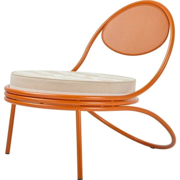 GUBI Terrassenmöbel | Sitzgelegenheiten^Copacabana Loungesessel, Orange - Limonta Leslie 40