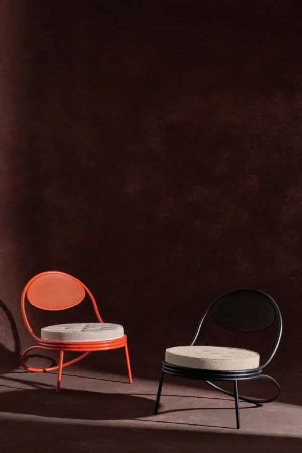 GUBI Terrassenmöbel | Sitzgelegenheiten^Copacabana Loungesessel, Orange - Limonta Leslie 40