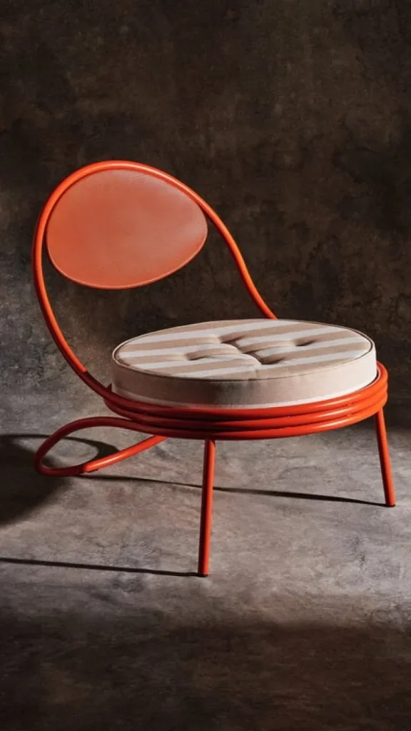 GUBI Terrassenmöbel | Sitzgelegenheiten^Copacabana Loungesessel, Orange - Limonta Leslie 40