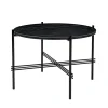 GUBI Tische-Couchtisch TS, 55 cm, schwarz – schwarzer Marmor