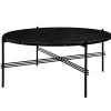 &Tradition Tische-GUBI Couchtisch TS, 80 cm, schwarz – schwarzer Marmor