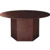 HAY Tische-GUBI Epic Couchtisch, rund, 80 cm, Stahl, Earthy Red