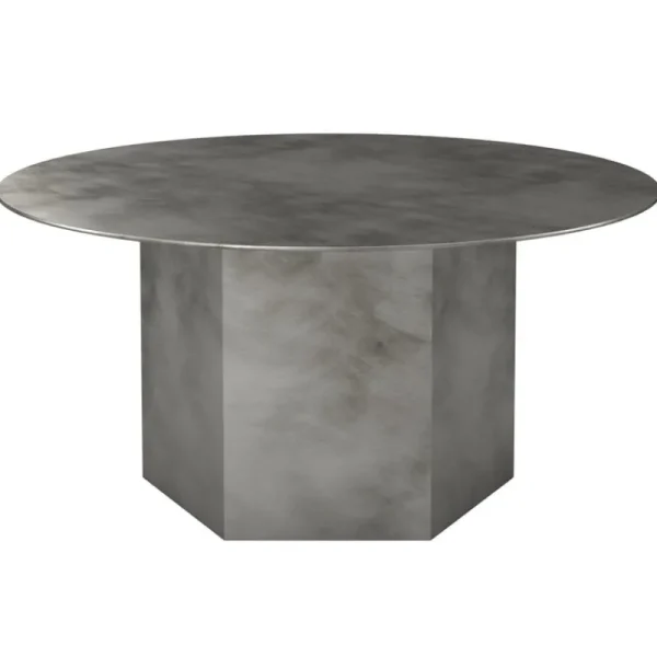 Muuto Tische-GUBI Epic Couchtisch, rund, 80 cm, Stahl, Misty Grey