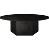 HAY Tische-GUBI Epic Couchtisch, rund, 110 cm, Stahl, Midnight Black
