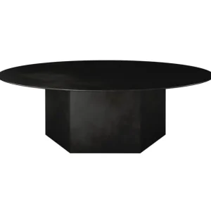HAY Tische-GUBI Epic Couchtisch, rund, 110 cm, Stahl, Midnight Black