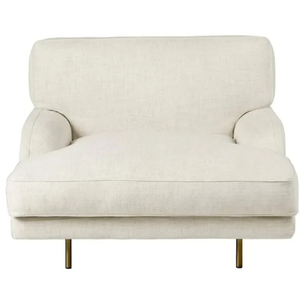 Muuto Sitzgelegenheiten-GUBI Flaneur Loungesessel, Antikmessing - Indianskop 15
