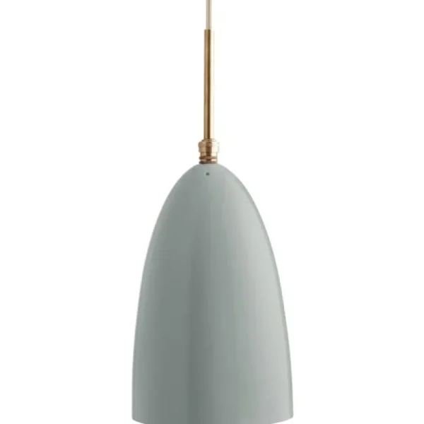 Muuto Deckenleuchten-GUBI Gräshoppa Pendelleuchte, blaugrau