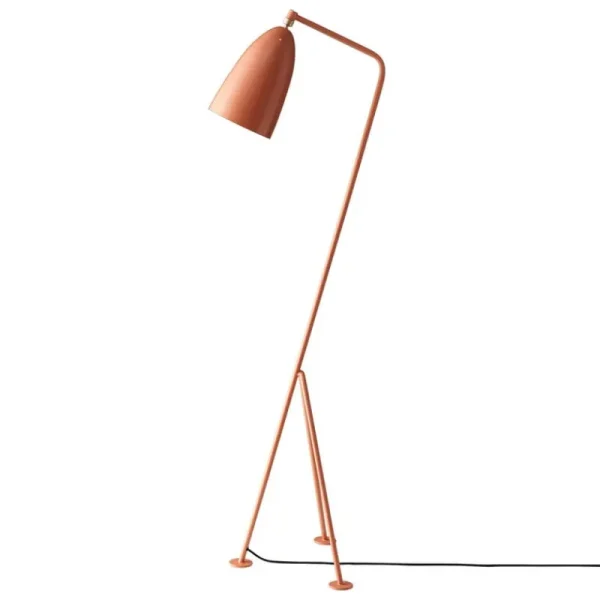 Design House Stockholm Stehleuchten-GUBI Gräshoppa Stehleuchte, vintage-rot