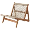 GUBI Terrassenmöbel | Sitzgelegenheiten^MR01 Initial Outdoor-Loungesessel, Iroko geölt