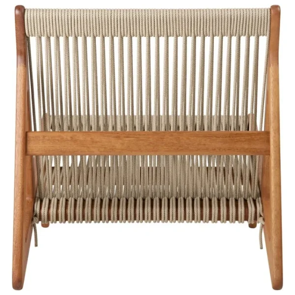 GUBI Terrassenmöbel | Sitzgelegenheiten^MR01 Initial Outdoor-Loungesessel, Iroko geölt