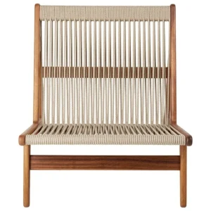 GUBI Terrassenmöbel | Sitzgelegenheiten^MR01 Initial Outdoor-Loungesessel, Iroko geölt
