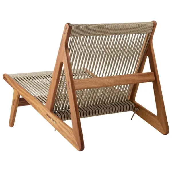 GUBI Terrassenmöbel | Sitzgelegenheiten^MR01 Initial Outdoor-Loungesessel, Iroko geölt