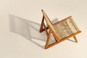 GUBI Terrassenmöbel | Sitzgelegenheiten^MR01 Initial Outdoor-Loungesessel, Iroko geölt
